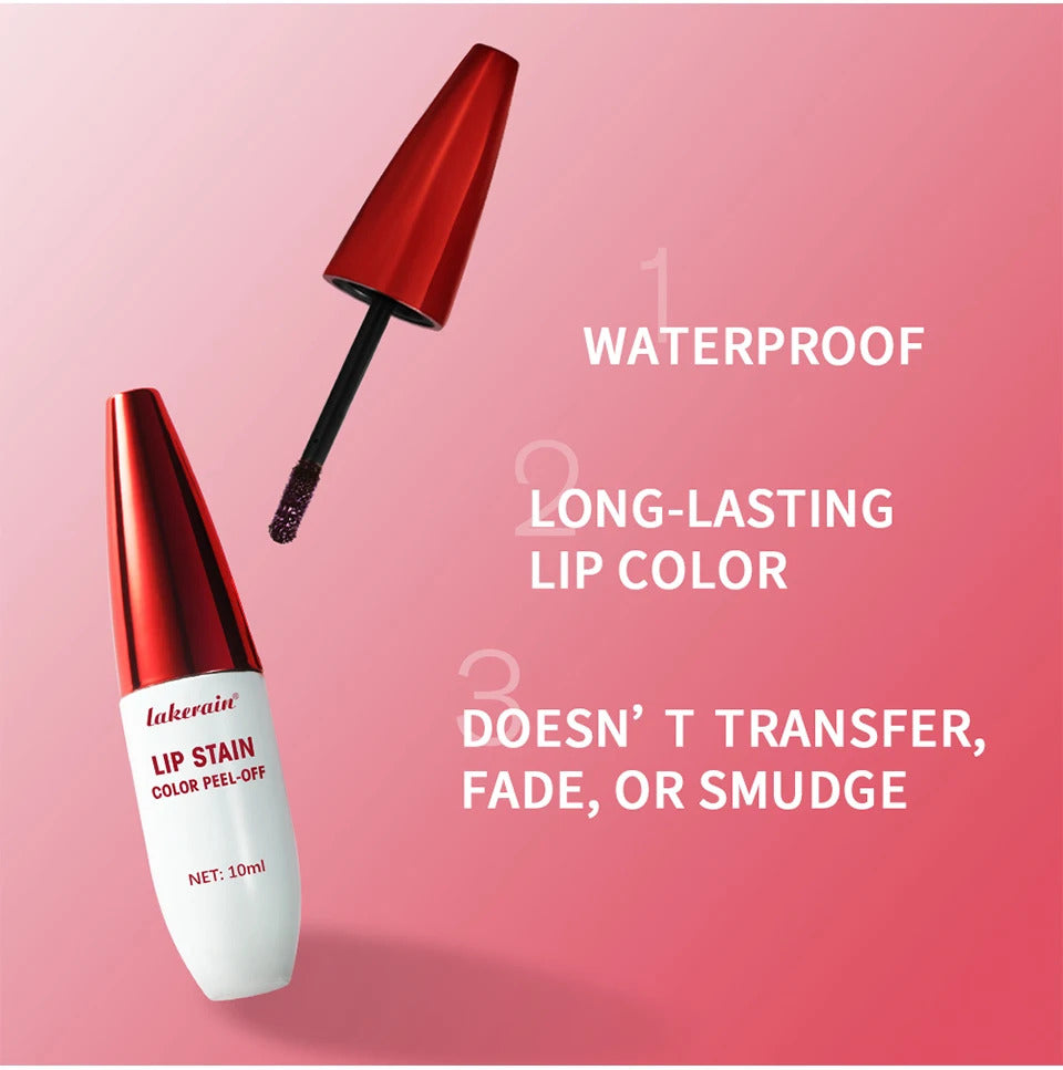 Lip Stain Peel Off 24 Hours Water Resistant Lipsticks Makeup Liquid Lipstick Matte Lipstick for Lips Stick Free Shipping Ink
