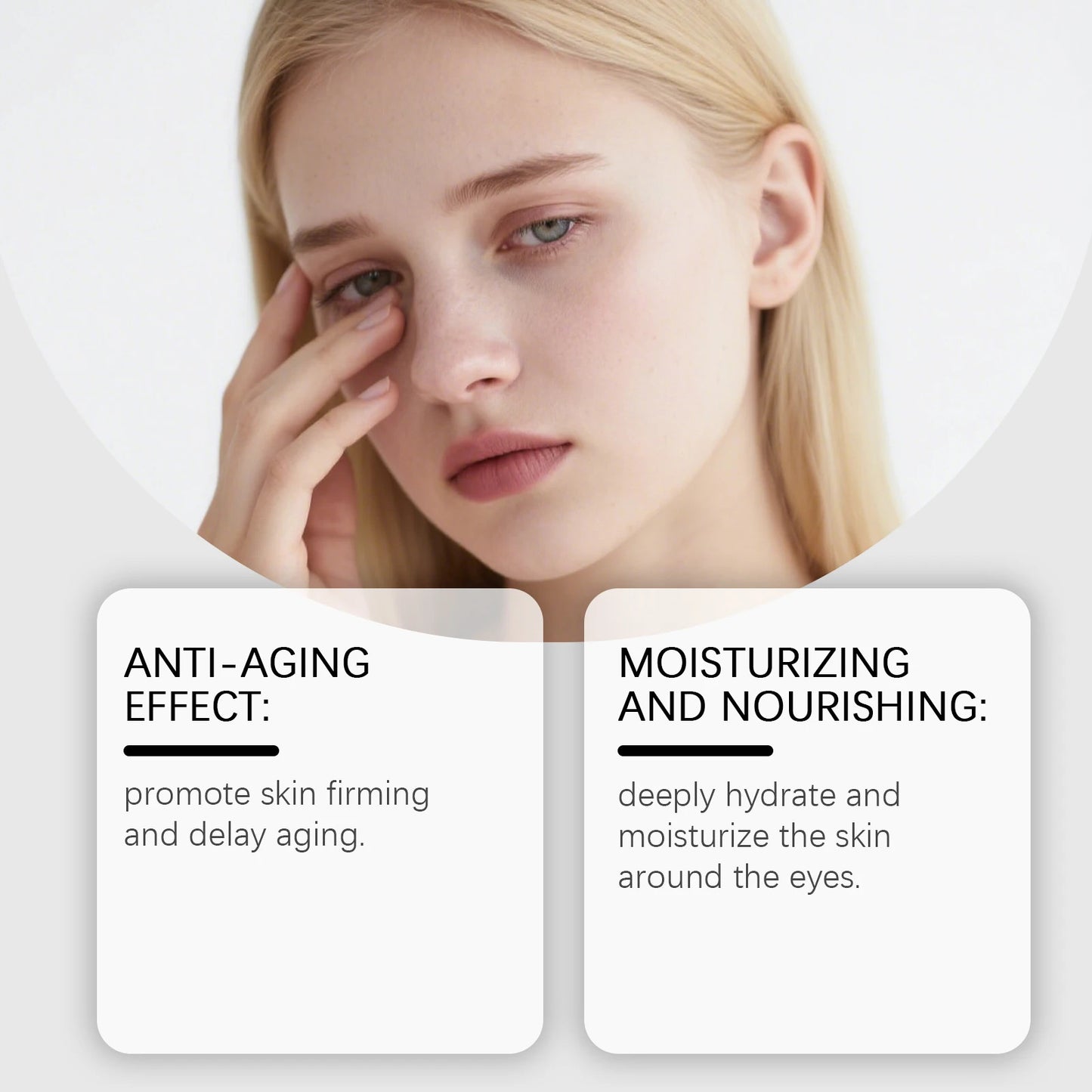 Eye cream Daily gentle care moisturizing skin around the eyes and moisturizing moisturizing massage eye care cream