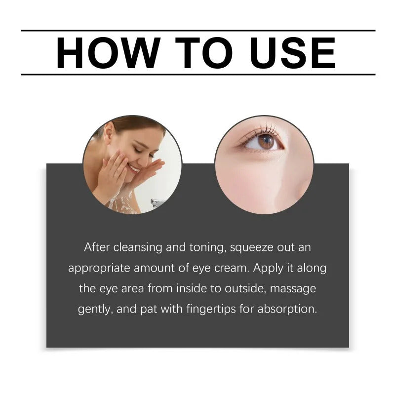 Eye Cream Removes Dark Circles Tightens The Eyes Lifting Firming And Removing Eye Bags Make Your Eyes More Lively