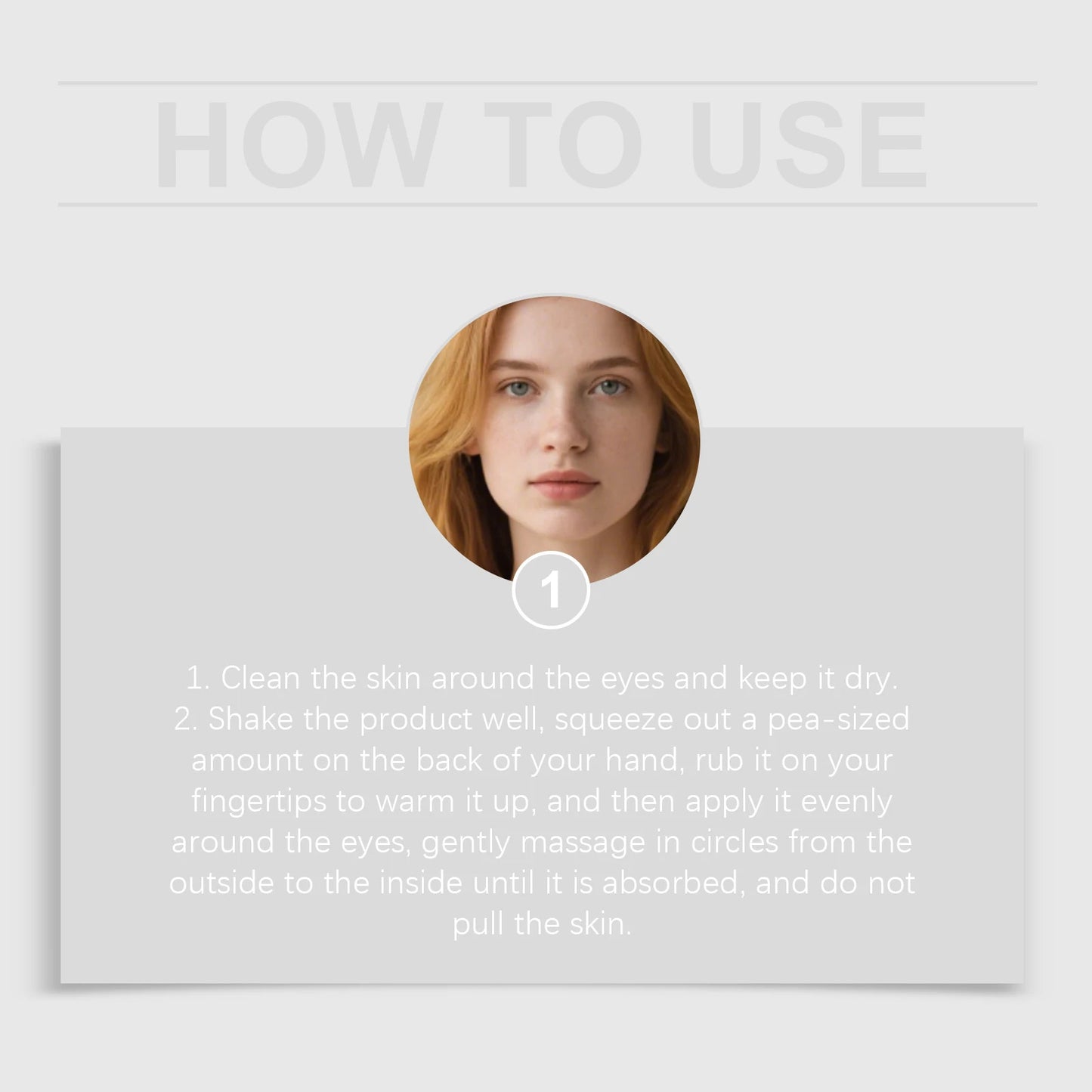 Eye cream Daily gentle care moisturizing skin around the eyes and moisturizing moisturizing massage eye care cream