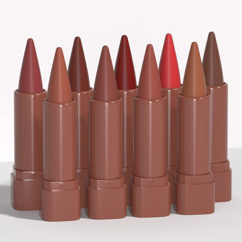 Gradient Lip Liner Pen with Matte Velvet Finish Smooth Application Lipstick for Defined and Elegant Lips