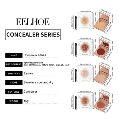 Hydrating Concealer Even Skin Tone Cover Dark Circles Acne Pores Long Lasting Makeup Brightening Skin Breathable Makeup Products