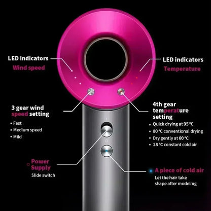 5-in-1 Professional Hair Dryer & Styler | Hot & Cold Air, Lightweight & Fast-Drying