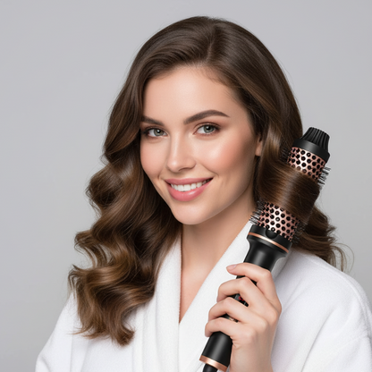 3-in-1 Ionic Hair Styler | Curl, Straighten & Smooth with One Brush