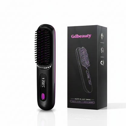Portable Straightener Brush - GoBrush PRO