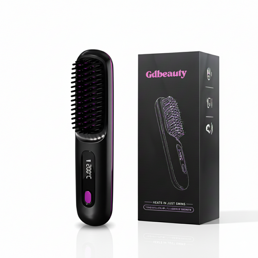 Portable Straightener Brush - GoBrush PRO