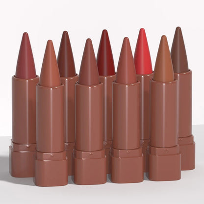 Gradient Lip Liner Pen with Matte Velvet Finish Smooth Application  Lipstick for Defined and Elegant Lips