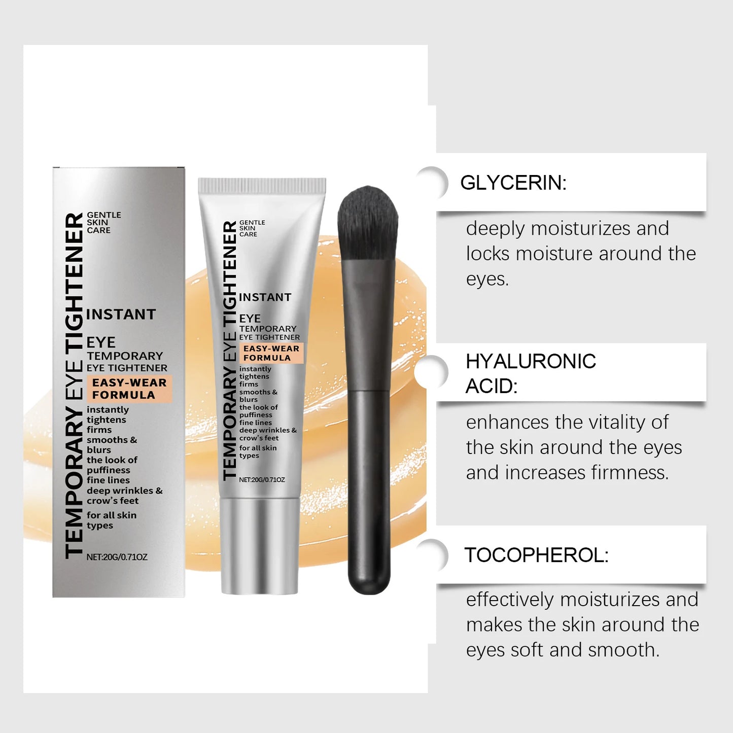 Eye cream Daily gentle care moisturizing skin around the eyes and moisturizing moisturizing massage eye care cream
